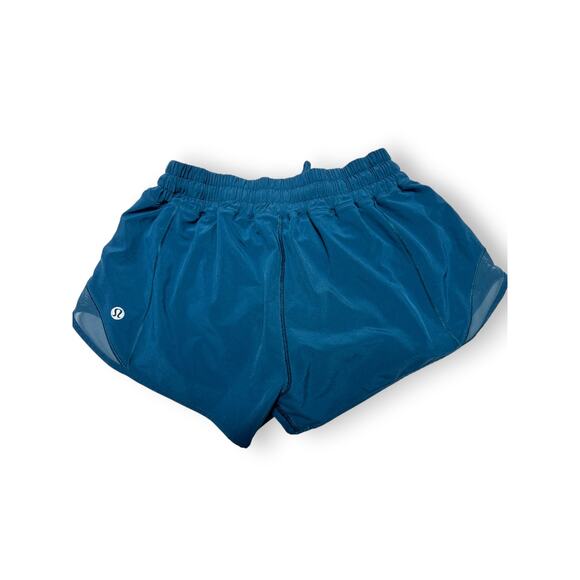 Lululemon Vibrant Blue Athletic High Performance Shorts Size 4 Regular - Picture 7 of 9